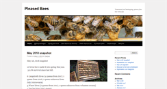 Desktop Screenshot of pleasedbees.com